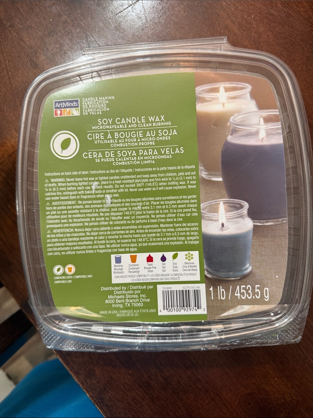 Soy Candle Wax - white 1 lb